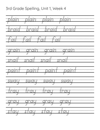 Spelling Words Word Search - Free Printable | BrightSprout