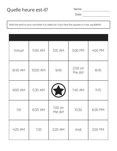 Supermarket Shopping Vocabulary Bingo Cards - Free Printable | BrightSprout