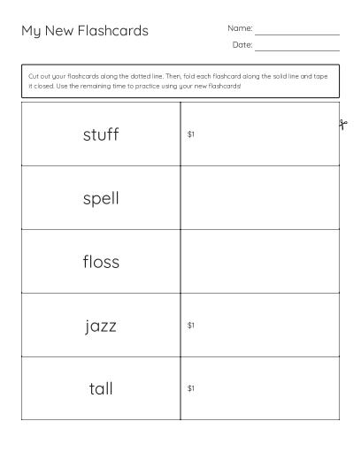 Scark Vocabulary Flashcards - Free Printable | BrightSprout