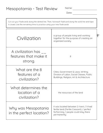 Feudalism Review Crossword - Free Printable | BrightSprout