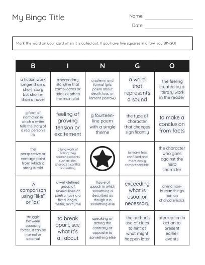 Words with OO Sounds Bingo Cards - Free Printable | BrightSprout
