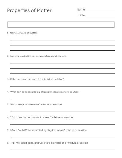 Insect Orders Review - Free Printable | BrightSprout