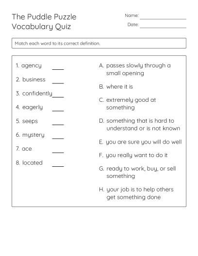 Homophones Crossword Puzzle - Free Printable | BrightSprout