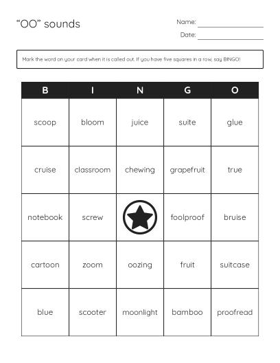 Basic Words Bingo Cards - Free Printable | BrightSprout