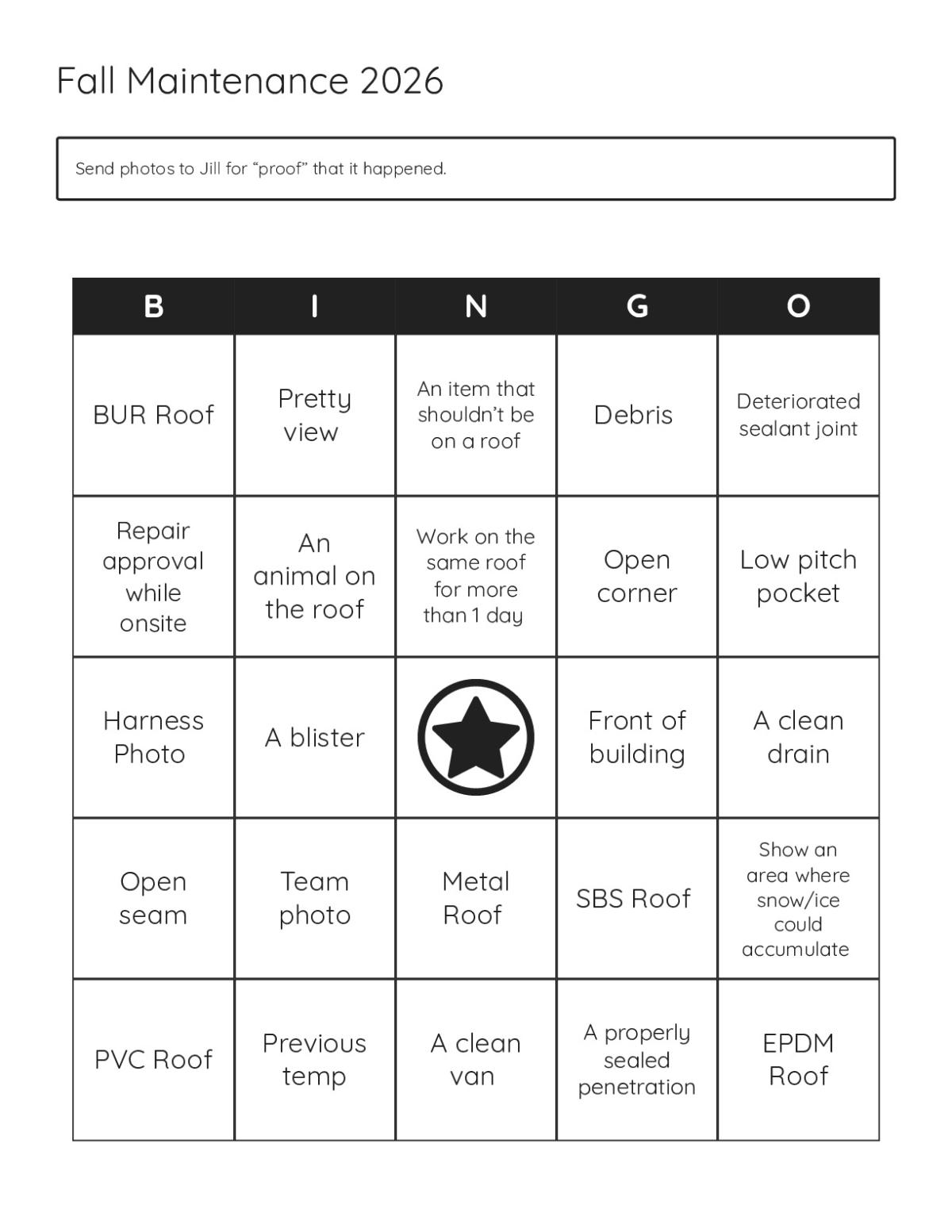 Maintaince Types Fall Maintenance Bingo Cards - Free Printable | BrightSprout