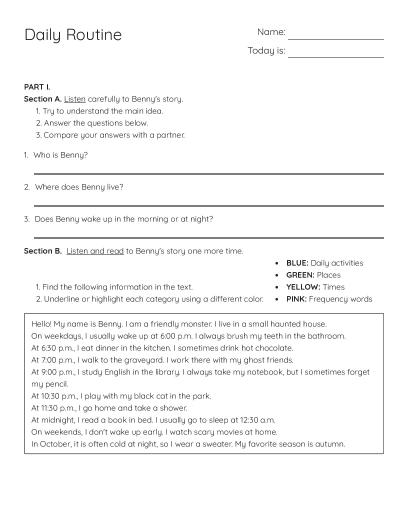 Days of the Week: French Matching - Free Printable | BrightSprout