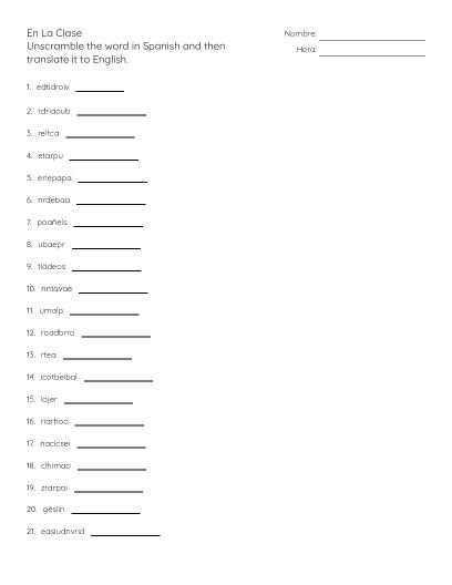 Days of the Week: French Matching - Free Printable | BrightSprout