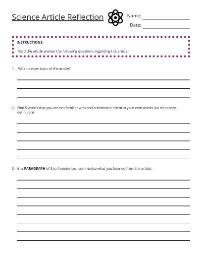 Action Planning + Project: Reducing Environmental Impact - Free ...