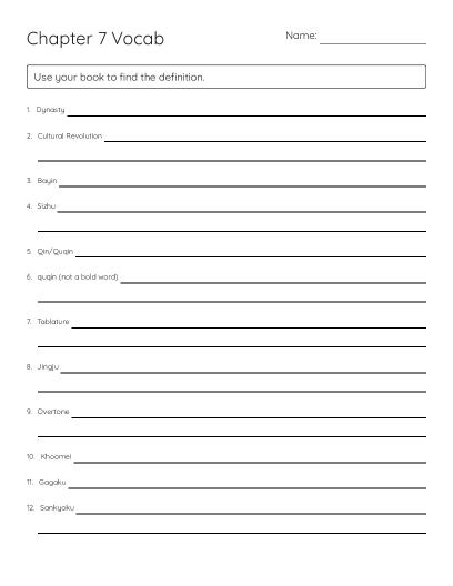 Concert Analysis - Free Printable | BrightSprout