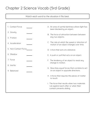 Integrated Physical Chemistry 9-Week Exam - Free Printable | BrightSprout
